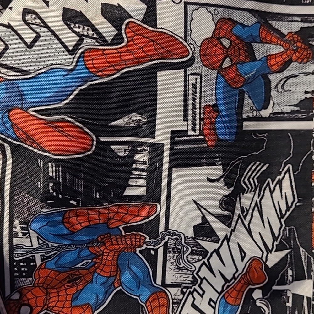 Spiderman Marvel Comic Graphic Print Backpack With Padded Adjustable Straps - Picture 15 of 16